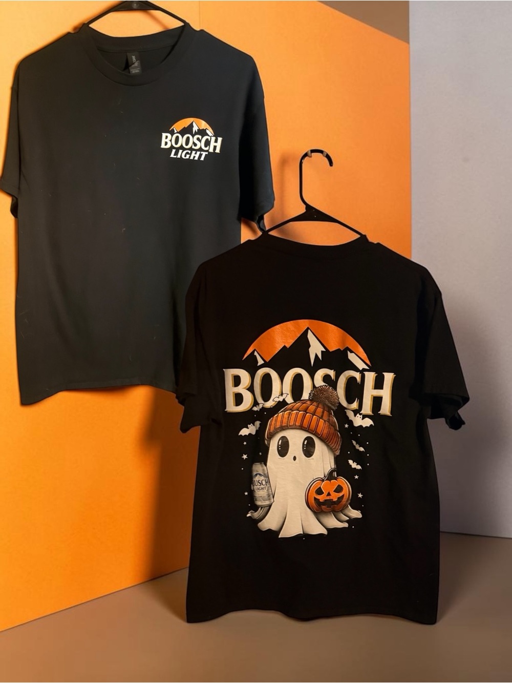 Boooch Light Men’s Black Halloween Graphic Tee